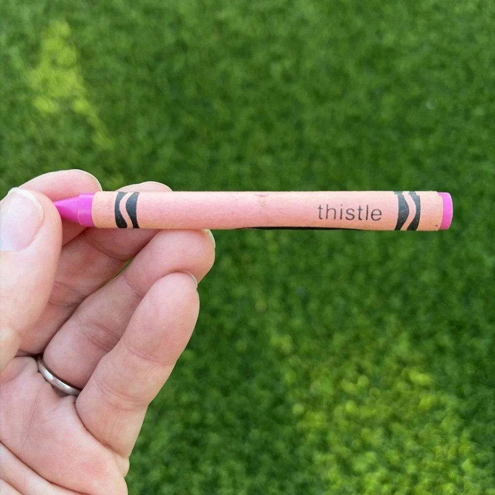 Thistle Crayola Crayon  Retired USA UNUSED Vintage Binney & Smith